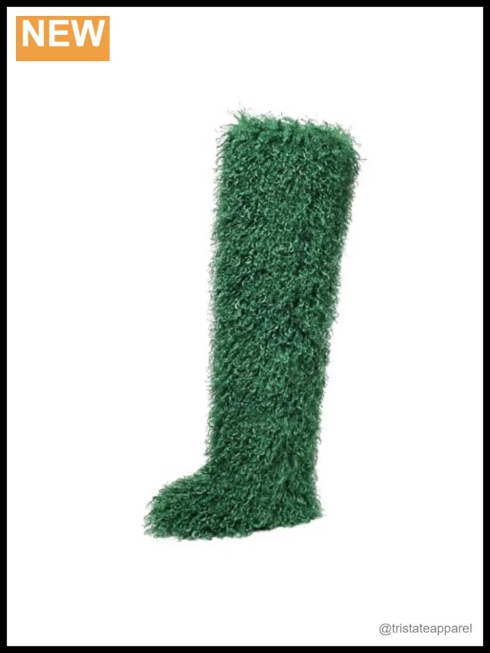 Women's Faux Fur Over-the-Knee Boots Fluffy Shaggy Knee High Winter Footwear